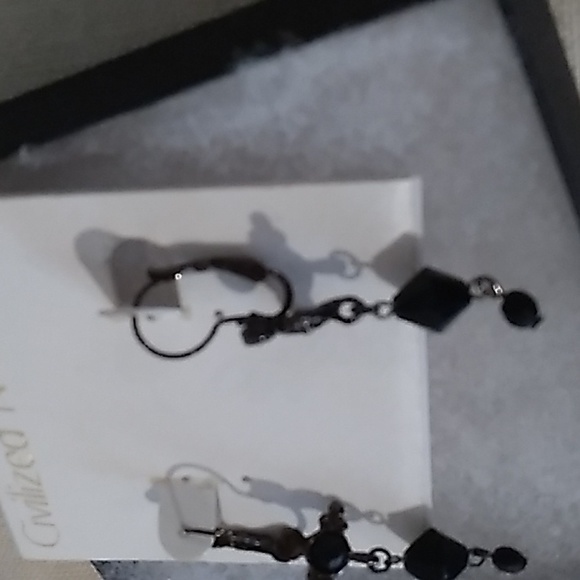 VINTAGE Dangle Earrings Civilized N Savage Pierced Earrings NEW OLD STOCK - Picture 6 of 13